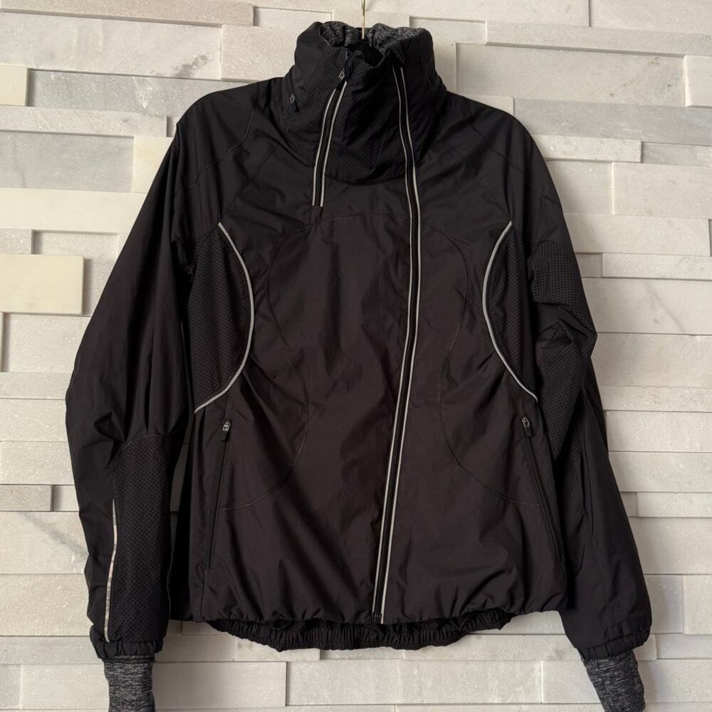 lululemon athletica Black Reflective Trim Jacket